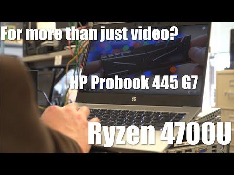 HP Probook 445 G7 with Ryzen 4700 Review