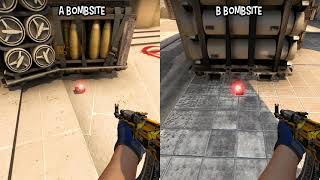 Sound difference on Bombsite A and B Resimi