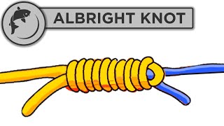 How To Tie An Albright Knot - Connect two lines together