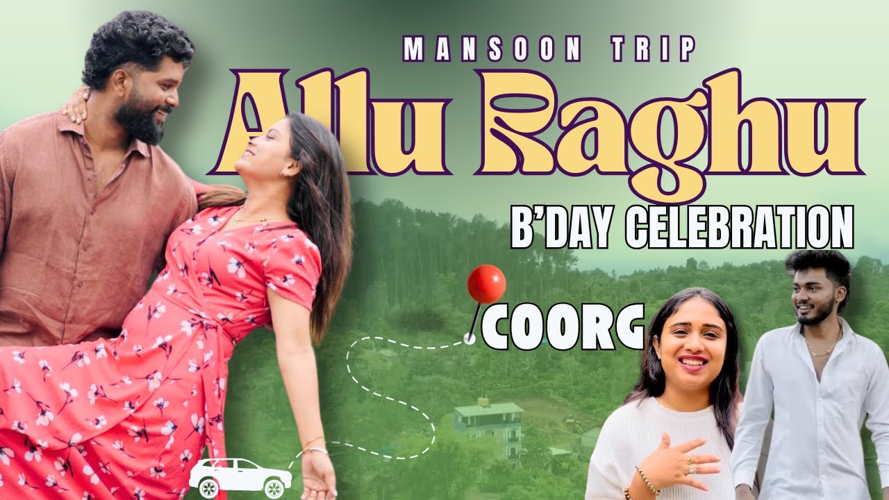 Allu Raghu’s EPIC Monsoon Birthday Trip! 🌧️🎂 | Allu Raghu Sushmitha ...