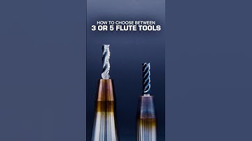 How to Choose Between 3 or 5 Flute Tools #cnc #cncmill #titansofcnc #cnctools #machinist