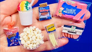 10 DIY MINIATURE FOOD REALISTIC HACKS AND CRAFTS FOR DOLLHOUSE