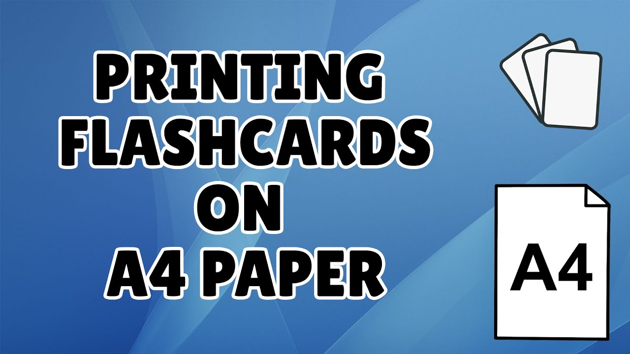 how-to-print-flashcards-on-a4-paper-read-the-description-youtube