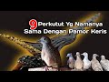 9 Perkutut katuranggan yang namanya sama dengan pamor keris