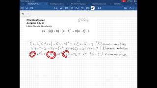 Gleichungen Im A2-Teil Der Mathematik Abschlussprüfung Für Realschulen In Bw