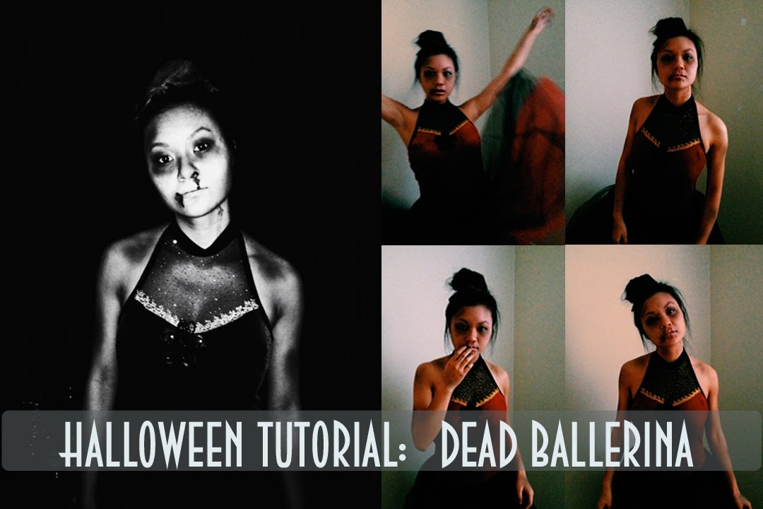 Zombie Ballerina Makeup Time Halloween Ballerina
