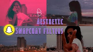 Aesthetic photography only using #Snapchat_filters