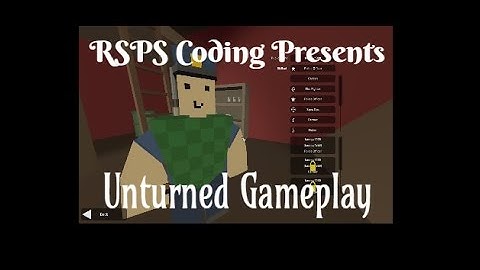 RSPS Coding Presents || Unturned || First Look Gameplay