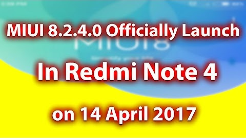 😎MIUI Global 8.2.4.0 Stable rom officially launch for Xioami Redmi Note 4 with latest Features