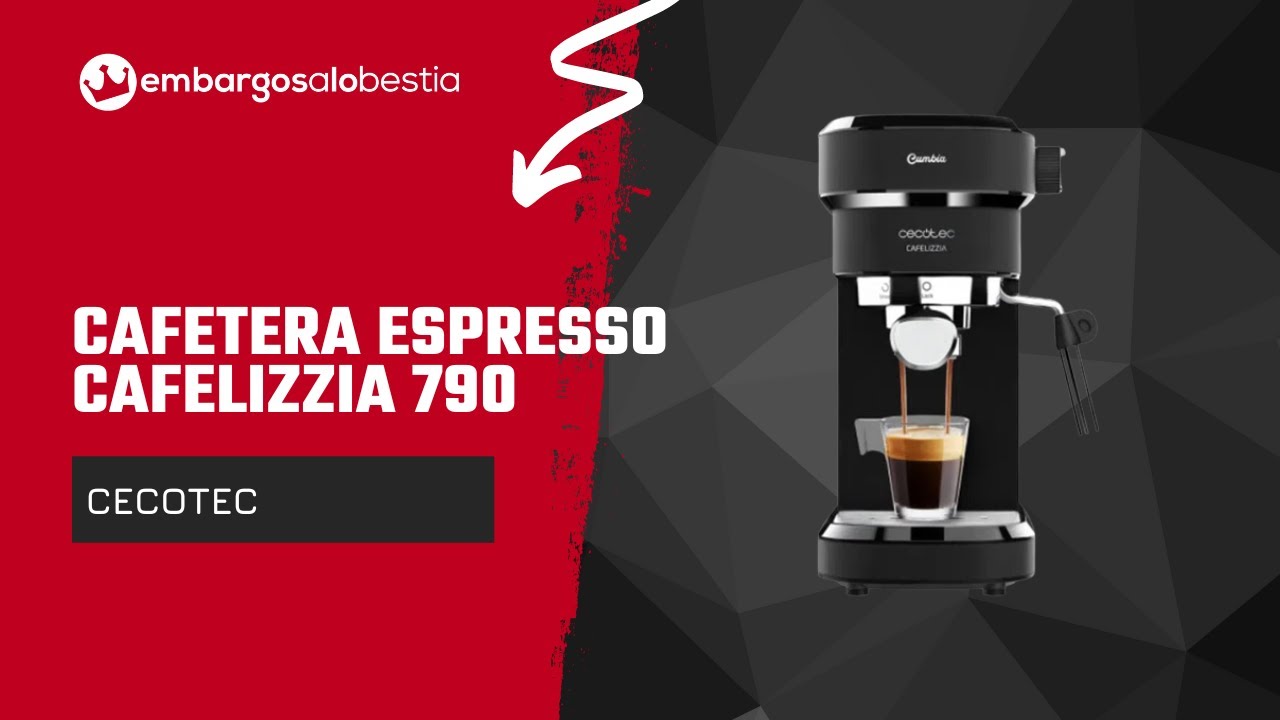 Cafetera Espresso Cecotec Cafelizzia 790 - Negro