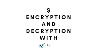 Encryption and Decryption with a single line command