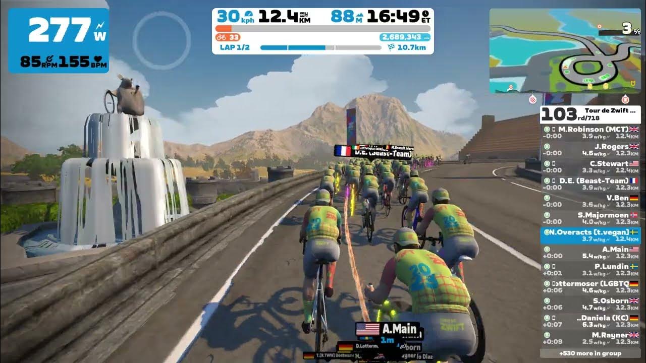 Zwift Ride Rolling Highlands Tour de Zwift 2023 Stage 8 YouTube
