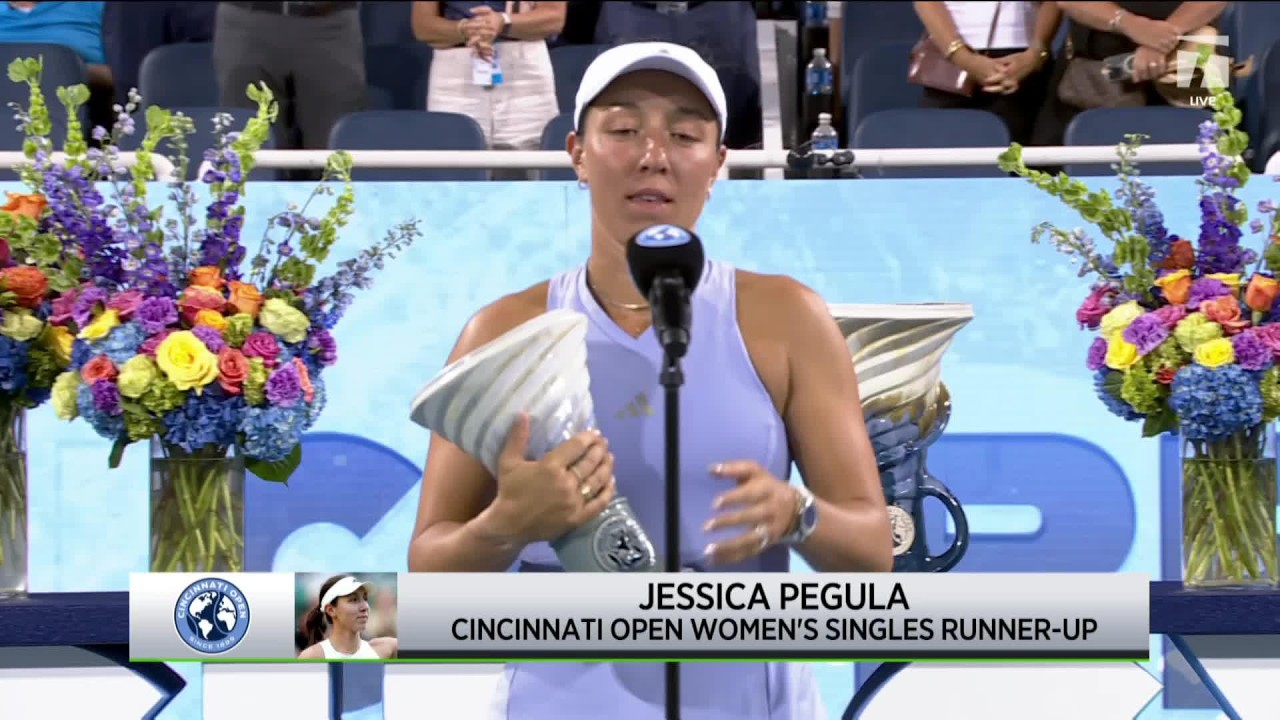 Jessica Pegula Finalist Speech | 2026 Cincinnati