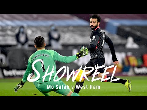 Showreel: Mo Salah's two-goal Man of the Match performance at West Ham