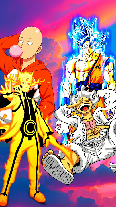 Saitama & Naruto vs Goku & Luffy