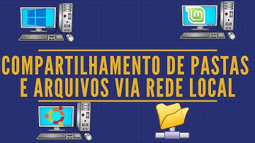COMO COMPARTILHAR PASTAS NA REDE LOCAL COM WINDOWS E LINUX | Win10 Ubuntu e Linux Mint