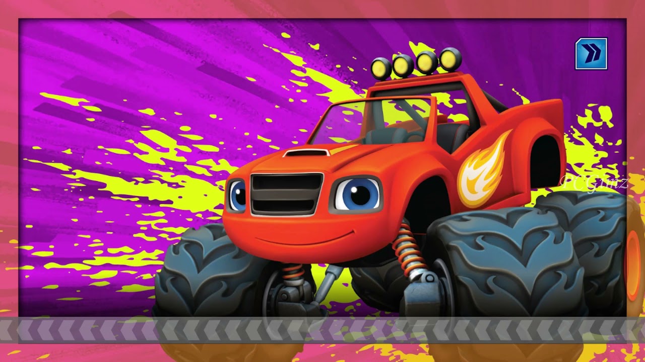 Blaze and the Monster Machines Axle City Racers Gameplay ( Windows PC )