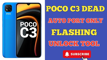 POCO C3 / REDMI 9C Dead | Auto Port Only | Flashing Unlock Tool | Dead Recovery ✅