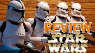 Phase 1 Clone Trooper 4-Pack | Star Wars The Vintage Collection 3.75 Inch Action Figure Review