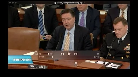 Comey Congress Hearing