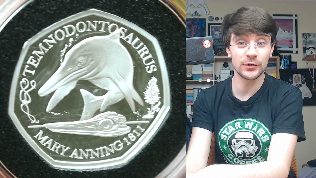 Temnodontosaurus Dinosaur 2021 50p Coin!!! Silver and BUNC!!!