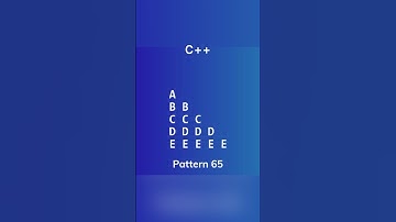 ABBCCCDDDDEEEEE PATTERN IN C++ interview questions preparation#tcs#infosys#engineering#placements