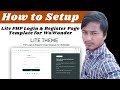 How To Install Lite PHP Login & Register Page Template for WoWonder