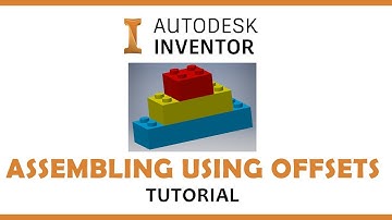 Autodesk Inventor Tutorial - Assembling Using Offsets