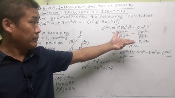 CLASS-10,MATHS, CH-8, VIDEO-15a, Exercise-8.4, TEST-8.4A, Starts, Introduction/identities.