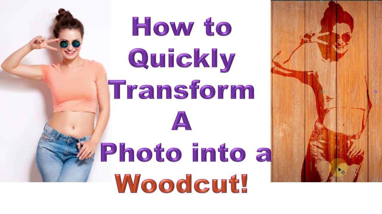 Photoshop: How to Quickly Transform a Photo into a Woodcut! | Helping Window