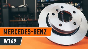 Wie MERCEDES-BENZ A W169 Bremsscheiben hinten und Bremsbeläge wechseln TUTORIAL | AUTODOC