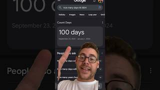 🗓️ 100 days till 2024! Find out how many hours you have left 🙌🏼 #countdown #discipline