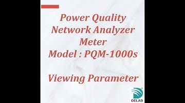 PQM-1000s Power Quality Network Analyzer Meter (Viewing Parameter)