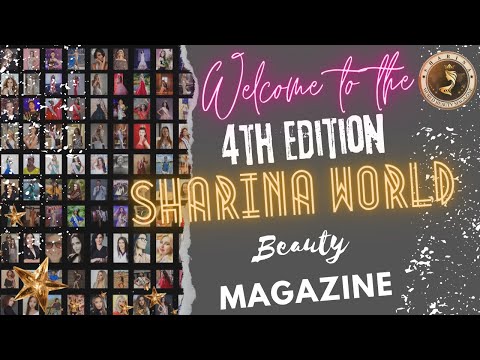 Welcome To The 4th Edition Of Sharina World Beauty Magazine | Fight For Your Dreams | Magazine Cover