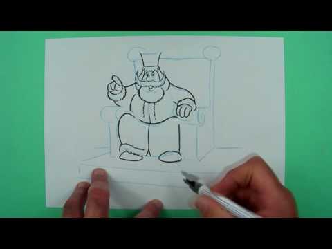 Video: Wie Zeichnet Man Einen König