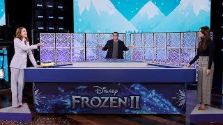 Idina Menzel, Josh Gad, & Evan Rachel Wood Play ‘What Does the Cast of ‘Frozen’ Knowszen?’