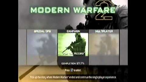 PS3 MW2 Spec Ops and Campaign Hack