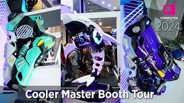 COMPUTEX 2024: Cooler Master Booth Tour -  Next-Gen of Cooling, Power Supply, Case, Monitor and More