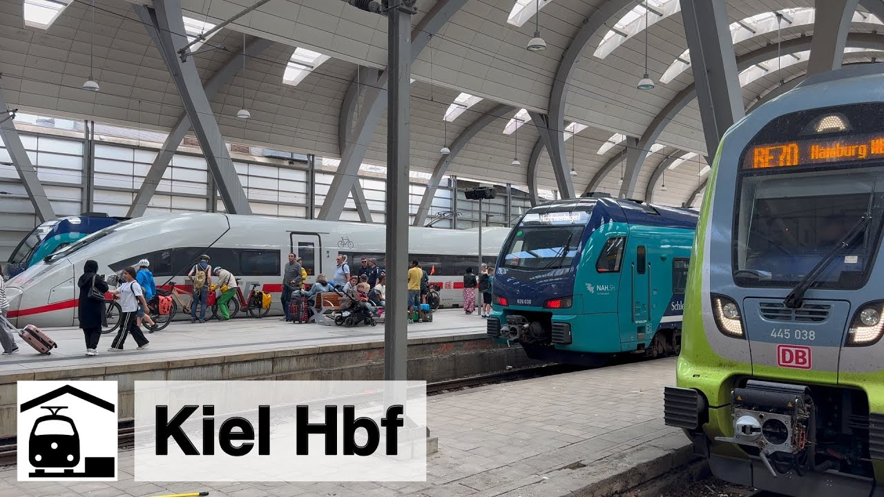 Willst du viel, geh nach Kiel: Bahnhofsbetrieb + Übergabe Güterzug zum Schwedenkai