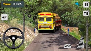 Mountain truck transportasi simulator | mengemudi simulasi truck cargo - android gameplay screenshot 1