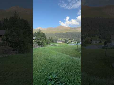 View from my room - Swiss alps #travel #switzerland #shorts #alps #views #scenery