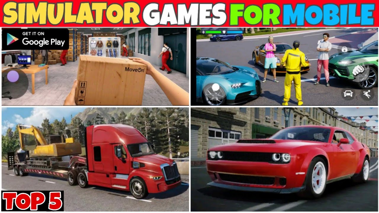 TOP 5 BEST SIMULATOR GAMES FOR ANDROID 2025! BEST SIMULATOR GAMES FOR ...
