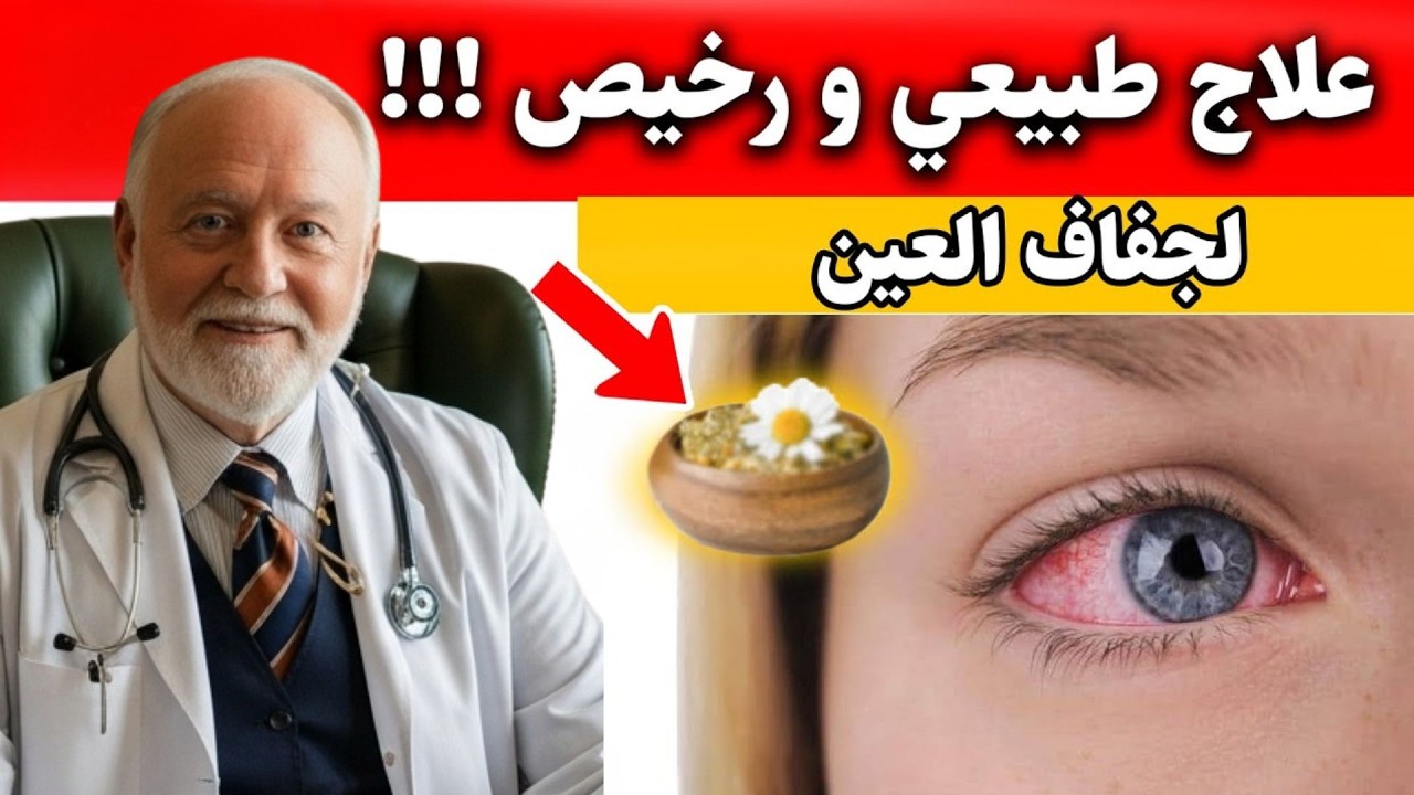 جفاف العين؟ 7 طرق طبيعية وسهلة للعلاج بدون قطرات