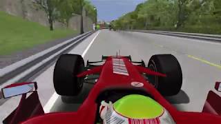 rFactor F1 2007 mod hotlap at Montjuich