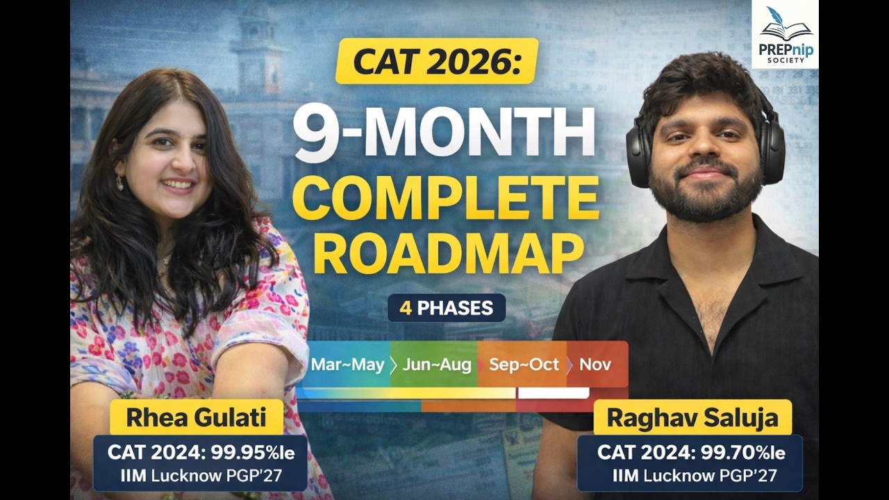 CAT 2026: 9-Month Complete Roadmap - YouTube