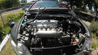 K24a2 Swapped 8thgen Civic Si FA5 First Start Up!