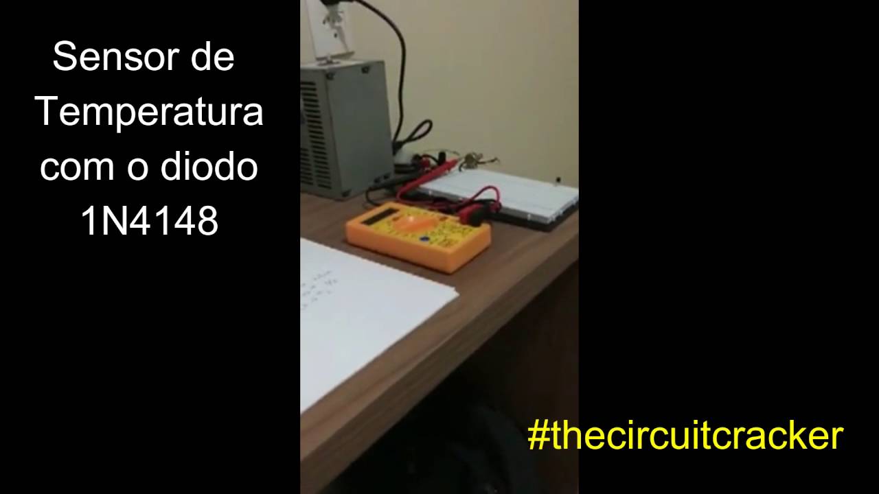Sensor de Temperatura Simples com o Diodo 1N4148 - YouTube