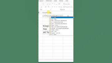 Convert Kilogram into US Ton in Microsoft Excel #msexcel #ton #excel #shortsvideos