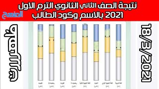 نتيجة الصف الثاني الثانوي الترم الاول 2021 بالاسم وكود الطالب