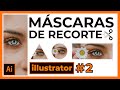 MÁSCARAS de recorte ILLUSTRATOR ✂ [2]⭐🔴🟩 | Koradi Productions